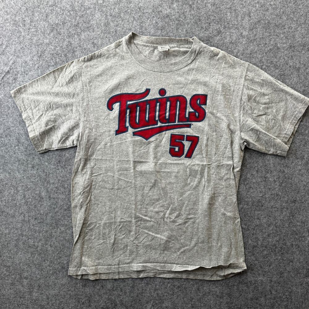 Vintage Lee Sport Johan Santana Shirt Men's Large Minnesota Twins #57 2006 (S03)
